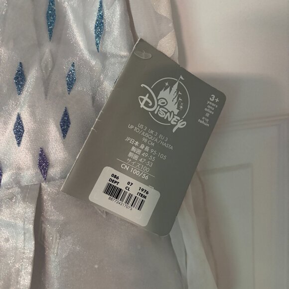 Disney White and Blue Kids Costume Dress - Picture 2 of 4